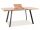  Signal LOFT rectangular extendable table 120 x 80 x 75 cm black