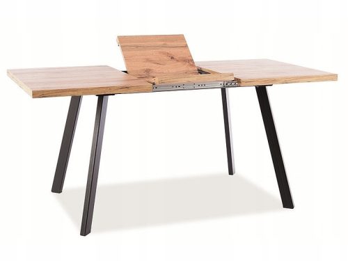  Signal LOFT rectangular extendable table 120 x 80 x 75 cm black