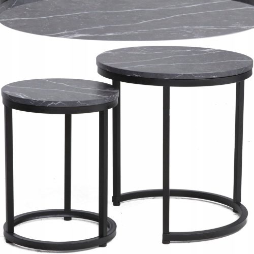  Signal HOLACMAC coffee table round 45 x 45 x 48 cm black