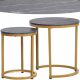  Signal HOLACMAZL round coffee table 45 x 45 x 48 cm black