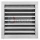 Ventilation grille inlet/outlet Dema silver