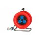 F-Elektro drum extension cable 30 m, 3 pcs. orange sockets