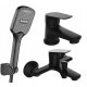 Series Top Wall-Mounted Bathtub Faucet Black + 2 more products