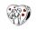  CHARMS PENDANT SHE HE MARRIAGE COUPLE HEART