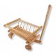 WOODEN LADDER CARRIER FOR TOYS + SLIDE