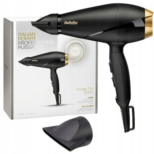  Babyliss 6704E Hairdryer + Hairdryer Nylon Styling Nozzle