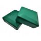 Plugs and caps for gates and fences Profile cap, cap, visor, 100x100, 20 PCS, GREEN