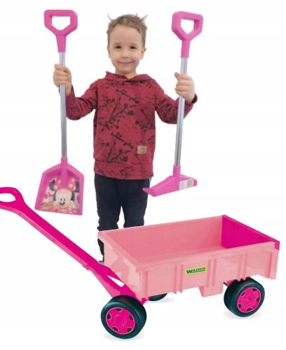 PULLING CARRY, RABBLE, SHOVEL PINK SET