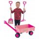 PULLING CARRY, RABBLE, SHOVEL PINK SET