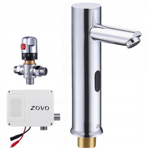 ZOVO SENSOR freestanding washbasin tap, chrome