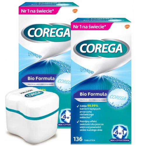  Corega Tabs Bio Formula 4in1 136 Tabletten x2