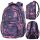 Durable and Spacious CoolPack Aero School Backpack in Foggy Pink