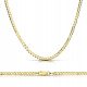  MEN'S GOLD CHAIN PANCER SILVER 925 ENGRAVING