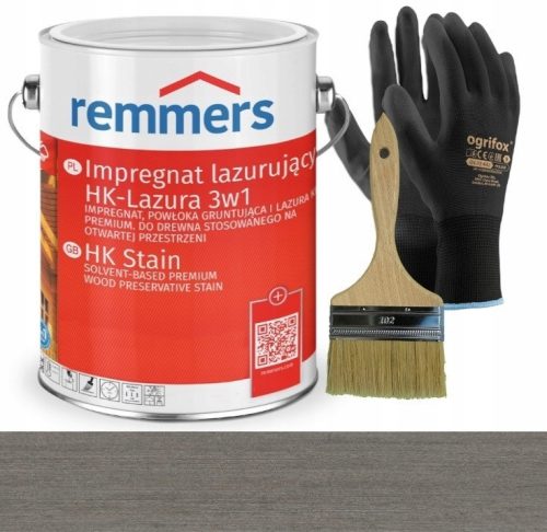 REMMERS HK-LASUR FACADE STAIN 5L GRAPHITE