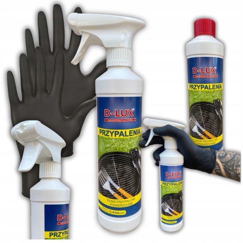 D-LUX fuel fluid 500 ml + gloves 2 pcs. Black 1 PAIR