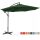  Expondo umbrella with boom, green, 300 x 262 cm