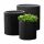  Keter Flower Pot, 43.7 cm x 43.7 x 44.3 cm, Diameter 43.4 cm, Plastic in Grey and Silver Tones