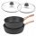  Konighoffer frying pan set, black, 4-piece