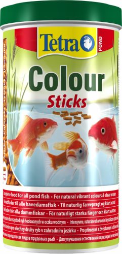  Tetra Pond Color Sticks Fish Food 1l