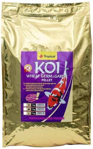  Tropical Koi Whet Germ Garlic Size M Fish Food 7 kg