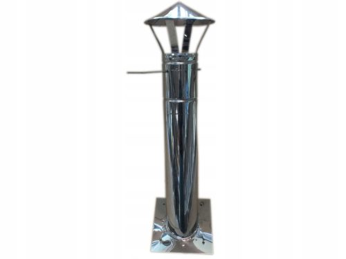  HIGH SMOKEHOUSE FIREPLACE WITH COVER STAINLESS STEEL
