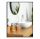 Bathroom mirror RAMIX wall mirror, rectangular, metal frame, 600 x 800 mm