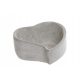  Cement flowerpot for the cemetery ProjektDecor 22 cm x 23.5 x 11.5 cm natural concrete, gray and silver tones