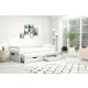  Kamoś wooden double bed 90x200 white