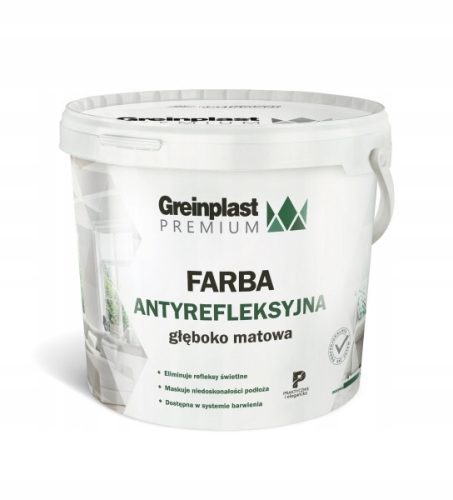 Greinplast Antireflexfarbe, mattweiß, 10 l