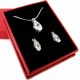  Silver Set 925 Set Earrings Necklace