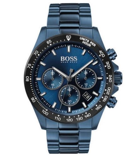  Men's Watch Hugo Boss Hero 1513758 Navy Blue Bracelet + BOX