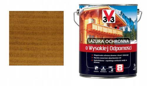 Protective varnish V33 37685 Golden Oak 5 l