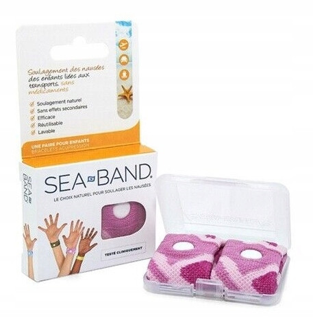  SEA-BAND HIGH BANDS FOR MOTION SICKNESS NAUSEA x2