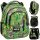  Backup School Backpack with Multiple Compartments Brown and Beige Tones, Grey and Silver Tones, Green Tones, Yellow and Gold Tones, Multicolored 24 l