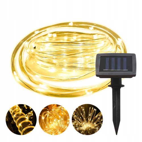 Garden lights garland Garland Masterled 1190 cm solarne