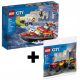  LEGO City 60373 Fireboat + LEGO City 30585 City