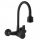  Yoka Home DIOSA black wall-mounted kitchen faucet