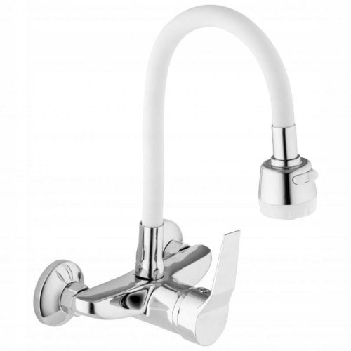  Yoka Home DIOSA white wall-mounted kitchen faucet