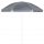 Parasol for terrace and garden - Wideshop classic umbrella, grey 200 x 210 cm