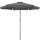 Parasol for terrace and garden - Classic Kingsleeve umbrella, grey, 3.3 x 266 cm