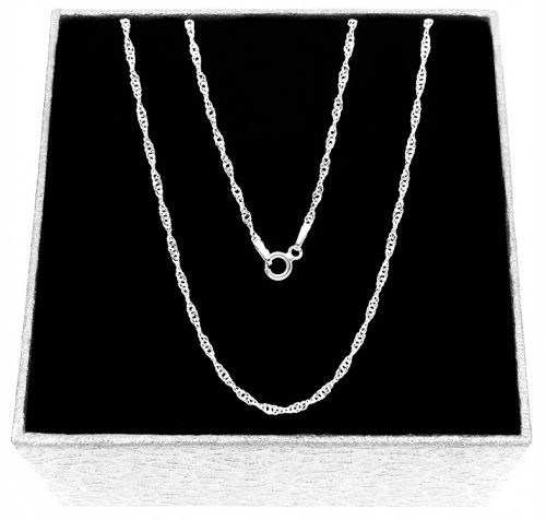  CLASSIC SINGAPORE SILVER CHAIN MADE OF 925 SILVER 55cm