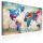 Pictures on the Wall Picture - World Map: Colourful Madness - 120X80