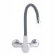 Yoka Home ELFO black wall-mounted kitchen faucet