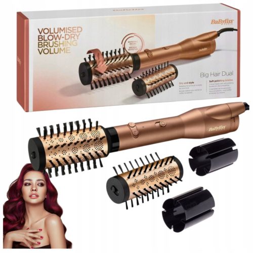  BABYLISS rotating curling iron, rotating curl dryer, 2 brushes