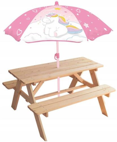 Fun House table and bench for children from 3 years