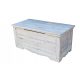 Garden box made of wood, 180 l, white