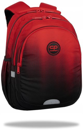  CoolPack Multi-Compartment School Backpack, Black, Red Tones, 21 Years