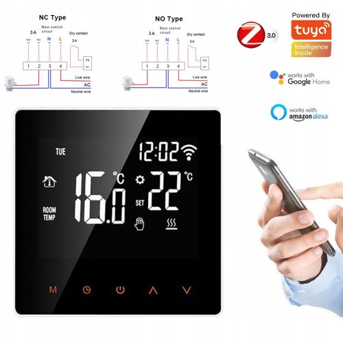  ZIGBEE thermostat water floor heating/boiler