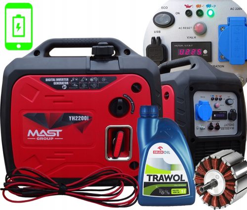 Metcor 2200W Portable Single Phase Gasoline Generator