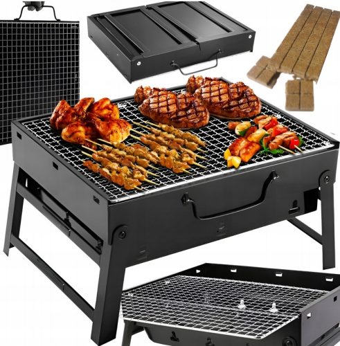 Charcoal grill TOURIST GRILL 35 x 27 cm Camping Portable Foldable